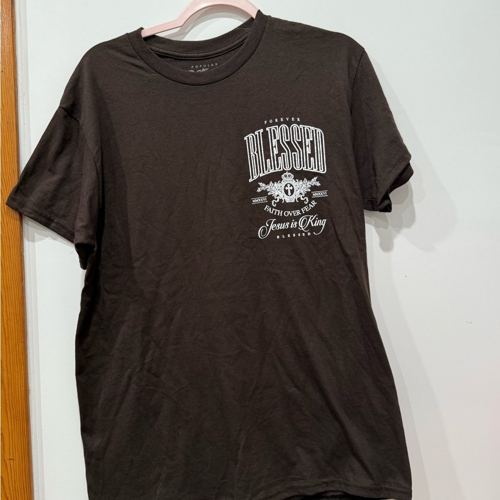 Forever Blessed Black Graphic Tee